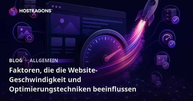 Faktoren, die die Geschwindigkeit von Websites beeinflussen und Optimierungstechniken