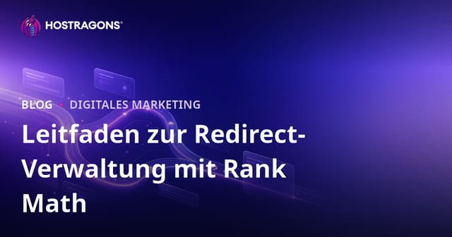 Fortgeschrittene Weiterleitungsverwaltung mit dem Rank Math SEO Plugin