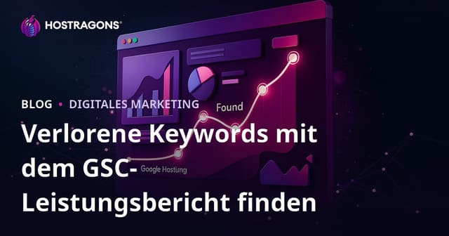 Google Search Console "Leistungsbericht" zur Identifizierung verlorener Keywords