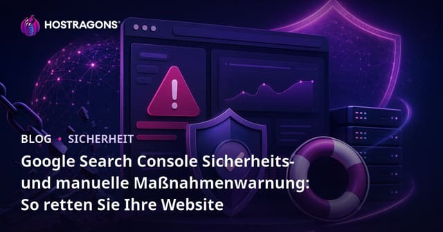 Google Search Console Sicherheits- und manuelle Maßnahmenwarnung: So retten Sie Ihre Website