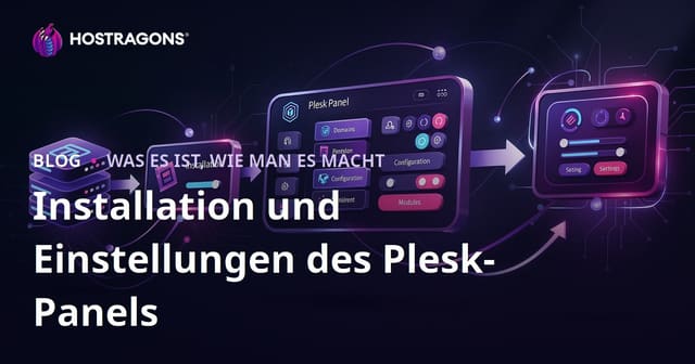Plesk Panel Installation und Einstellungen