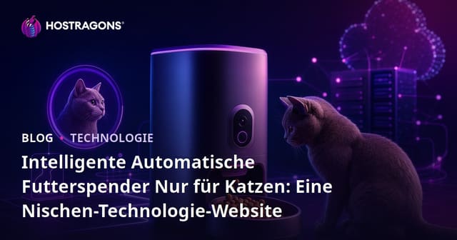 Intelligente Automatische Futterspender Nur für Katzen: Eine Nischen-Technologie-Website