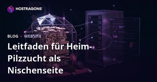 Nischseite für den Anbau von Pilzen zu Hause (Austernpilze, Trüffel)
