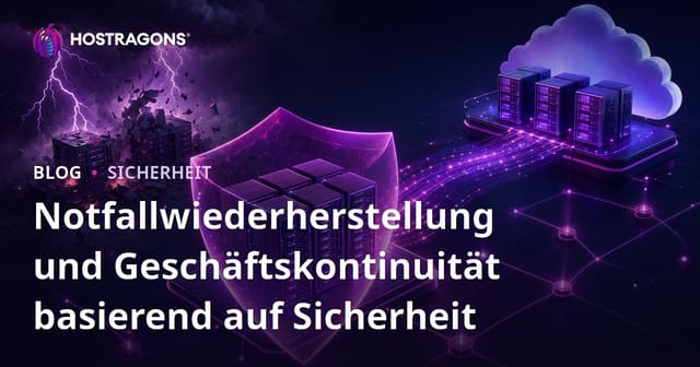 Notfallwiederherstellung und Geschäftskontinuität basierend auf Sicherheit