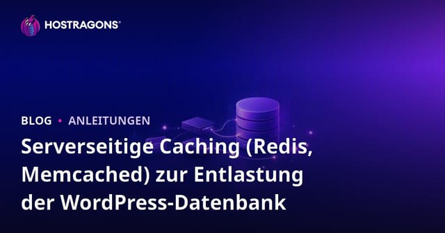 Serverseitige Caching (Redis, Memcached) zur Entlastung der WordPress-Datenbank
