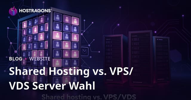 Shared Hosting vs. VPS/VDS Server Auswahl für Anfänger
