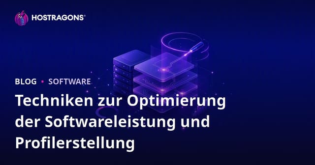 Techniken zur Optimierung der Softwareleistung und Profilerstellung