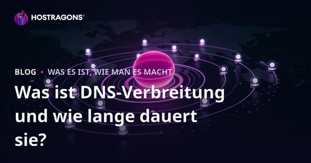 Was ist DNS-Verbreitung und wie lange dauert sie?