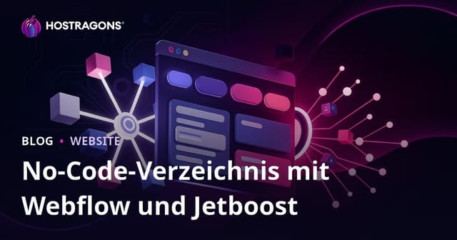 Erstellung von No-Code Verzeichniswebseiten mit Webflow und Jetboost
