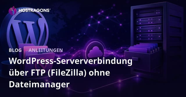 WordPress-Serververbindung über FTP (FileZilla) ohne Dateimanager
