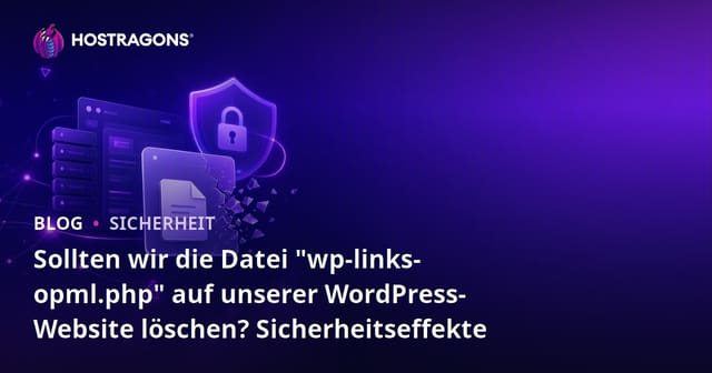 Sollten wir die Datei "wp-links-opml.php" auf unserer WordPress-Website löschen? Sicherheitseffekte