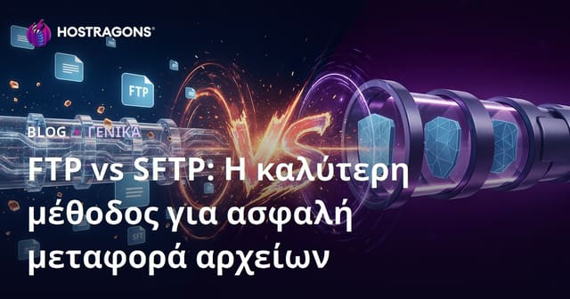 FTP vs SFTP: Η καλύτερη μέθοδος για ασφαλή μεταφορά αρχείων