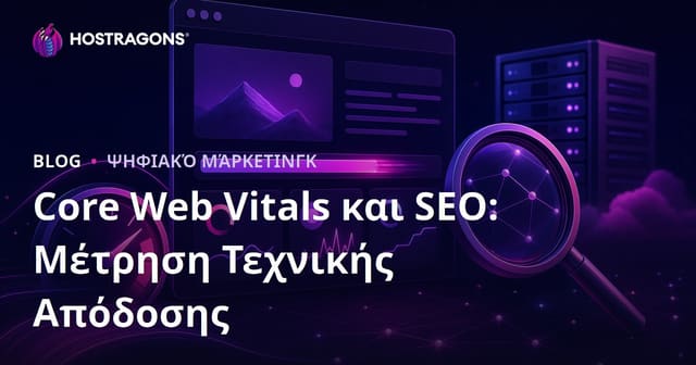 Core Web Vitals και SEO: Μέτρηση Τεχνικής Απόδοσης