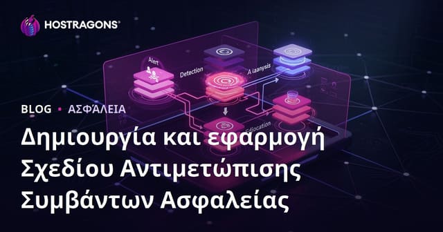Δημιουργία και Εφαρμογή Σχεδίου Αντίδρασης σε Συμβάντα Ασφαλείας