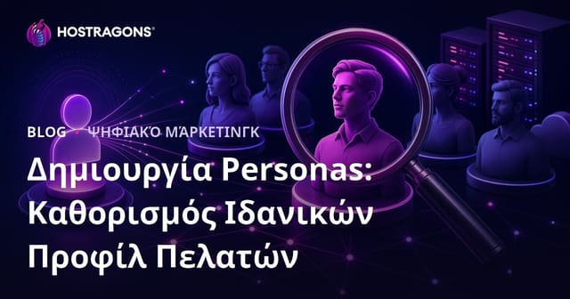 Δημιουργία Personas: Καθορισμός Ιδανικών Προφίλ Πελατών
