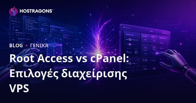 Root Πρόσβαση vs cPanel: Επιλογές Διαχείρισης VPS και Ποια Είναι η Καλύτερη Για Εσάς