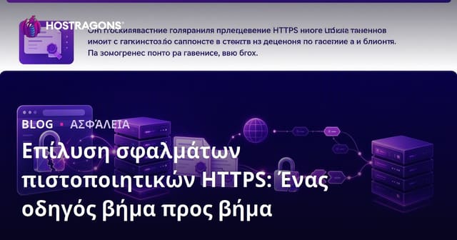 Επίλυση σφαλμάτων HTTPS Certificate: Βήμα-βήμα οδηγός