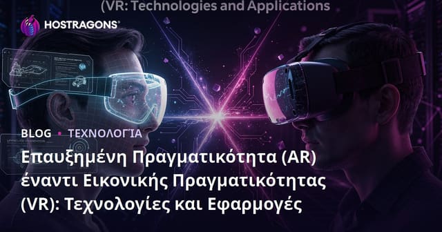 Επαυξημένη Πραγματικότητα (AR) έναντι Εικονικής Πραγματικότητας (VR): Τεχνολογίες και Εφαρμογές