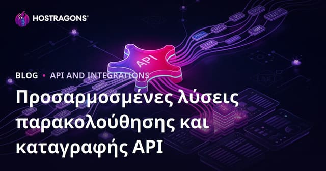 Προσαρμοσμένες λύσεις παρακολούθησης και καταγραφής API