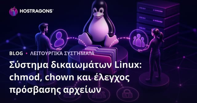 Σύστημα δικαιωμάτων Linux: chmod, chown και έλεγχος πρόσβασης αρχείων
