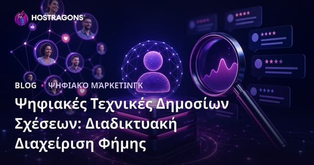Ψηφιακές Τεχνικές Δημοσίων Σχέσεων: Διαδικτυακή Διαχείριση Φήμης