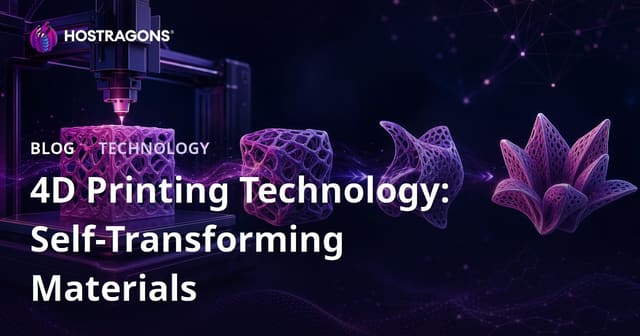 4D Printing Technology: Self-Transforming Materials