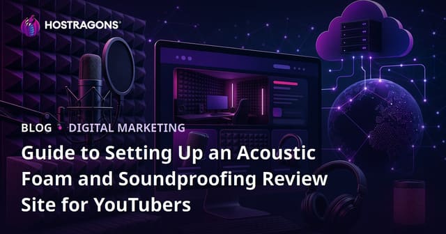 Guide to Setting Up an Acoustic Foam and Soundproofing Review Site for YouTubers