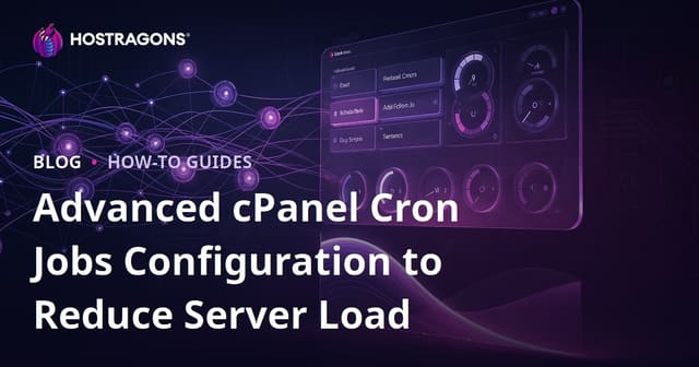Advanced cPanel Cron Jobs Configuration to Reduce Server Load