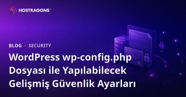 Advanced Security Settings with WordPress wp-config.php