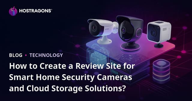 How to Create a Review Site for Smart Home Security Cameras and Cloud Storage Solutions?
