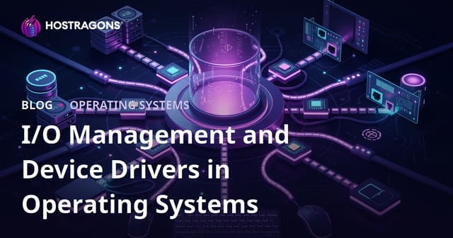 I/O Management and Device Drivers in Operating Systems