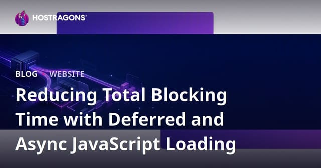 Reducing Total Blocking Time with Deferred and Async JavaScript Loading