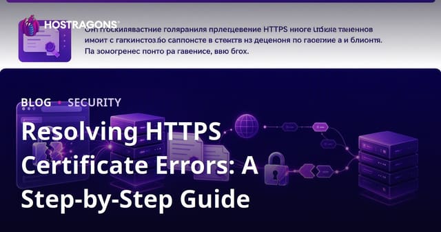 Resolving HTTPS Certificate Errors: A Step-by-Step Guide