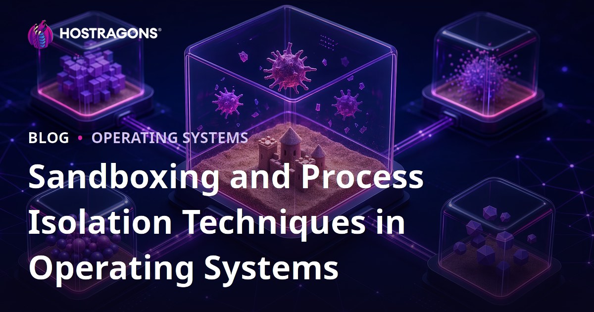 Sandboxing and Process Isolation Techniques in Operating Systems