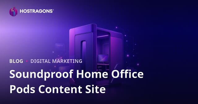 Specialized B2B Content Site for Soundproof Home Office Cabins