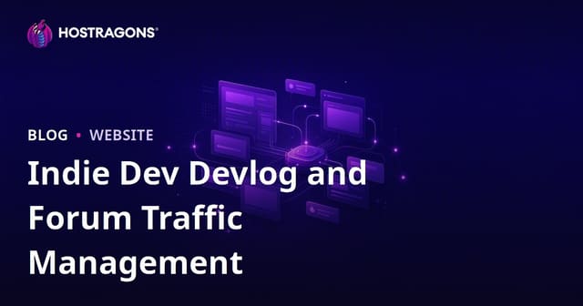 Traffic Management for Indie Game Developers' Devlogs and Forums