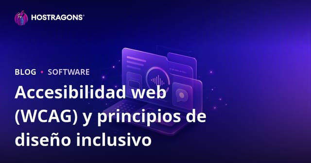 Accesibilidad web (WCAG) y principios de diseño inclusivo