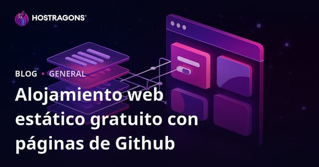Alojamiento web estático gratuito con páginas de Github