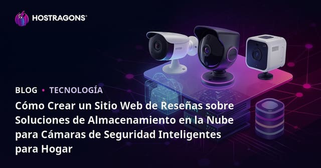Cómo Crear un Sitio Web de Reseñas sobre Soluciones de Almacenamiento en la Nube para Cámaras de Seguridad Inteligentes para Hogar