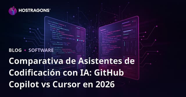 Comparativa de Asistentes de Codificación con IA: GitHub Copilot vs Cursor en 2026