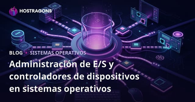 Administración de E/S y controladores de dispositivos en sistemas operativos