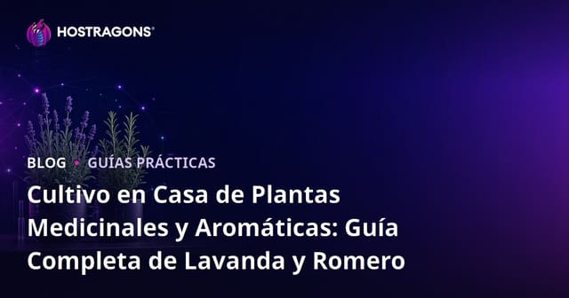 Cultivo en Casa de Plantas Medicinales y Aromáticas: Guía Completa de Lavanda y Romero