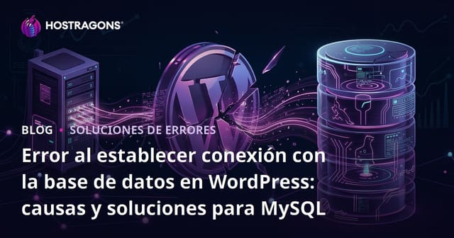 Error al establecer conexión con la base de datos en WordPress: causas y soluciones para MySQL