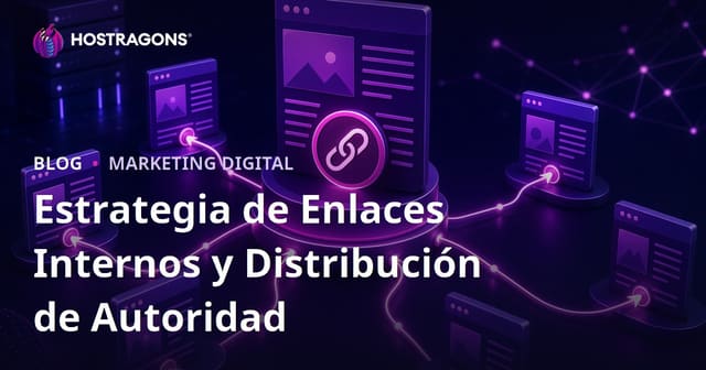 Estrategia de enlazado interno para distribuir la autoridad de página