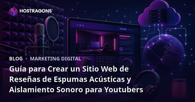 Guía para Crear un Sitio de Reseñas de Espuma Acústica y Aislamiento Acústico para YouTubers