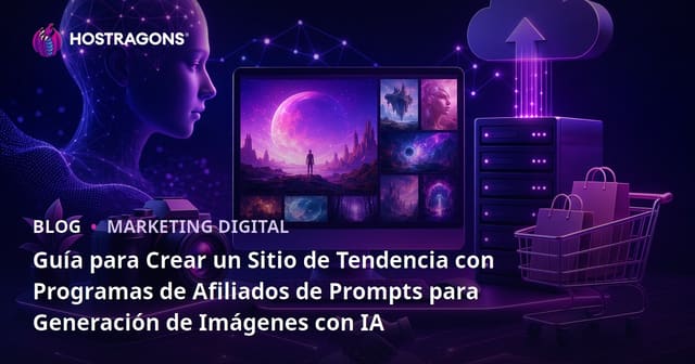 Guía para Crear un Sitio de Tendencia con Programas de Afiliados de Prompts para Generación de Imágenes con IA