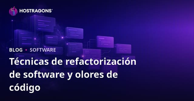Técnicas de refactorización de software y olores de código