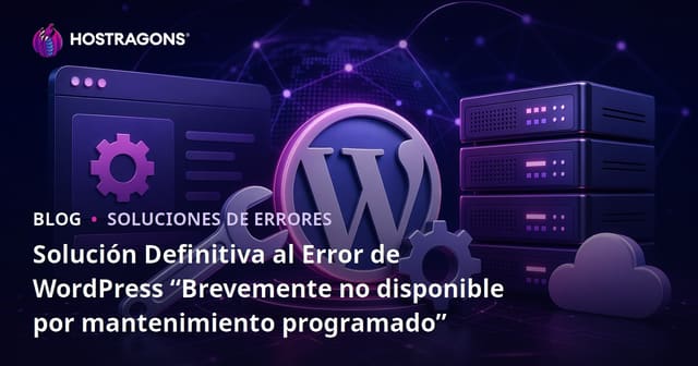 Solución Definitiva al Error de WordPress “Brevemente no disponible por mantenimiento programado”