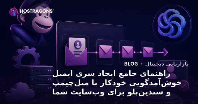 راهنمای جامع ایجاد سری ایمیل خوش‌آمدگویی خودکار با میل‌چیمپ و سندین‌بلو برای وب‌سایت شما