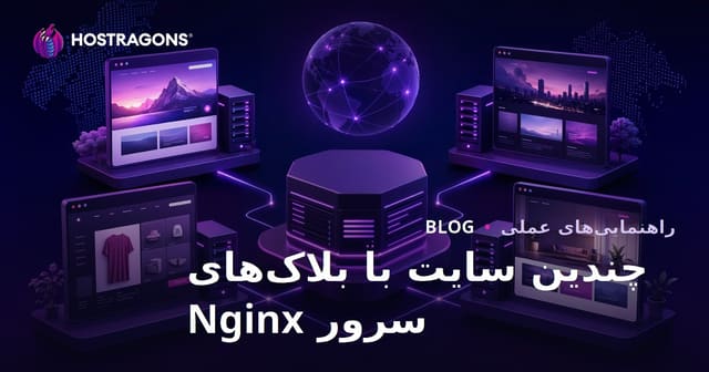 میزبانی چند سایت با بلوک‌های سرور Nginx (میزبان‌های مجازی) به صورت حرفه‌ای